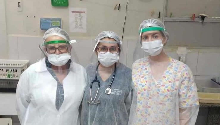 Nutes da UEPB distribui 55 mil protetores faciais a profissionais de saúde na Paraíba